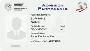 résidence permanente paraguay