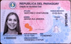Cédula Paraguay