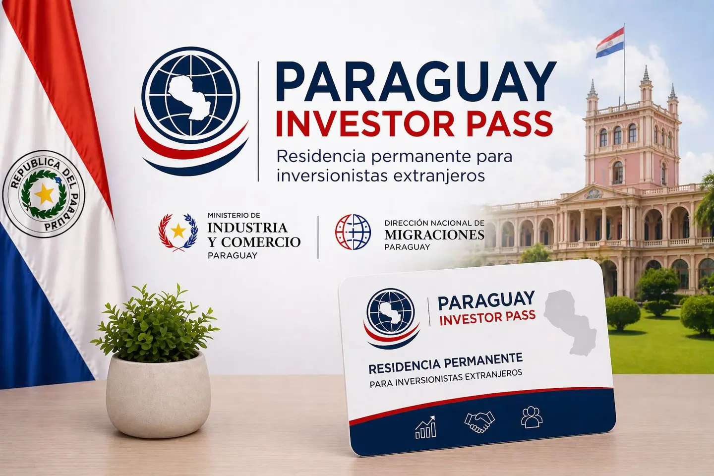 Paraguay Investor Pass для немедленного ПМЖ иностранных инвесторов