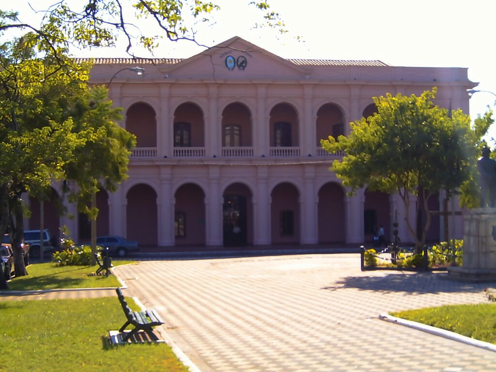 The Cabildo in Asunción’s historic centre.