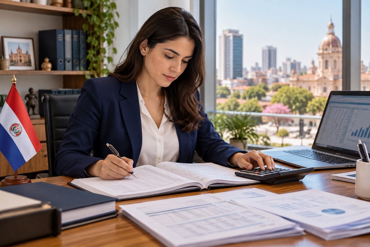 AI illustration: accounting office in Paraguay