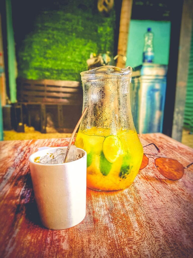 Tereré: a photographic illustration of the drink, taken in Cartagena, Colombia.